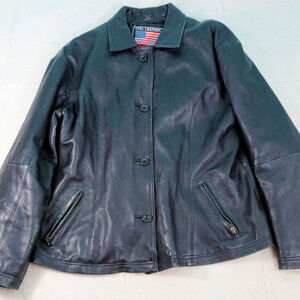 Ital Leather Women's Jacket W/ Liner Size 5XL